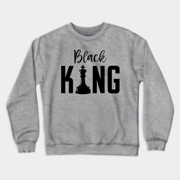 Black King, Black Father, Black Man Crewneck Sweatshirt by UrbanLifeApparel